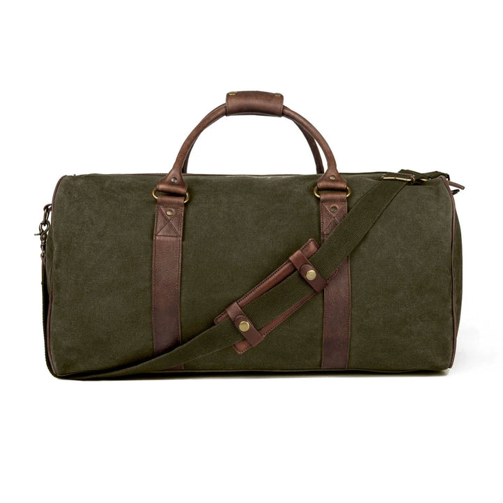 Campaign Waxed Canvas Large Field Duffle