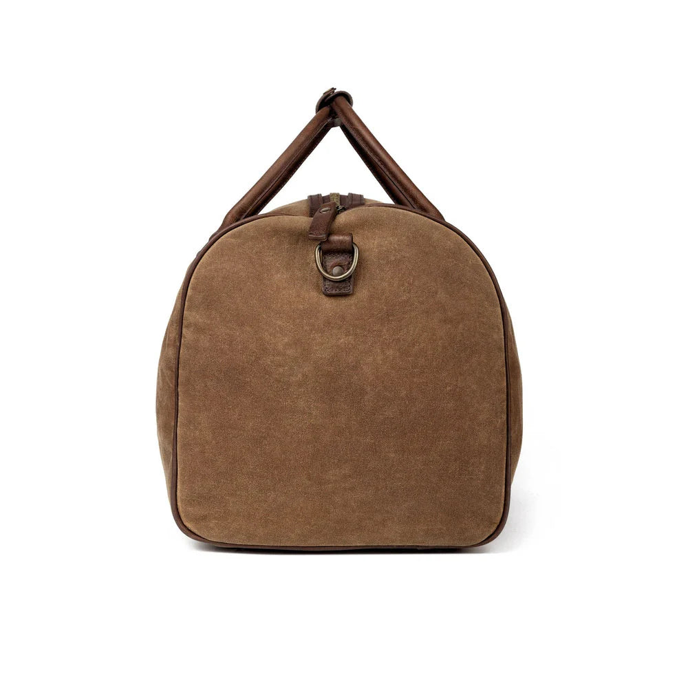 Campaign Waxed Canvas Large Field Duffle