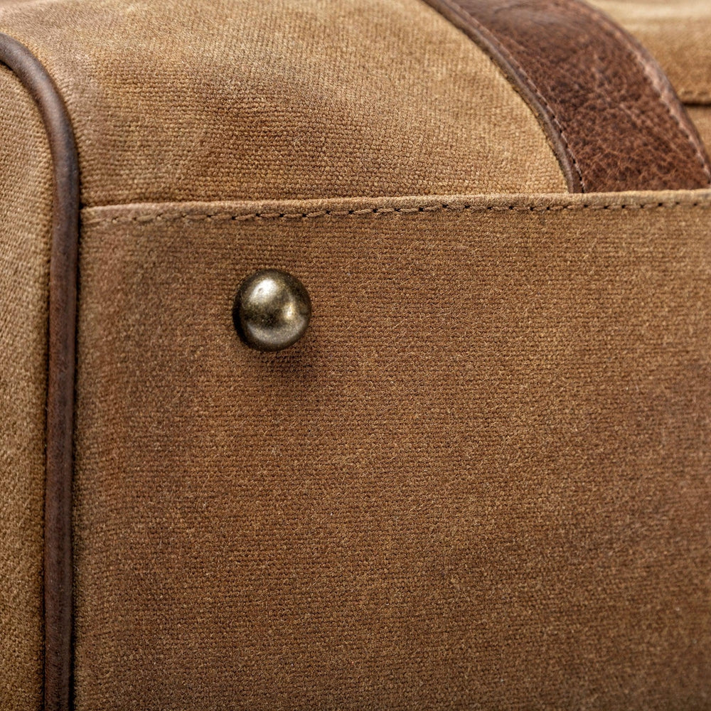 Campaign Waxed Canvas Large Field Duffle