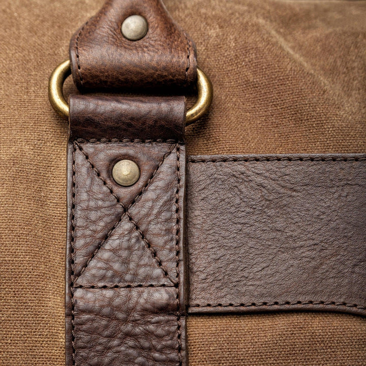 Campaign Waxed Canvas Medium Field Duffle