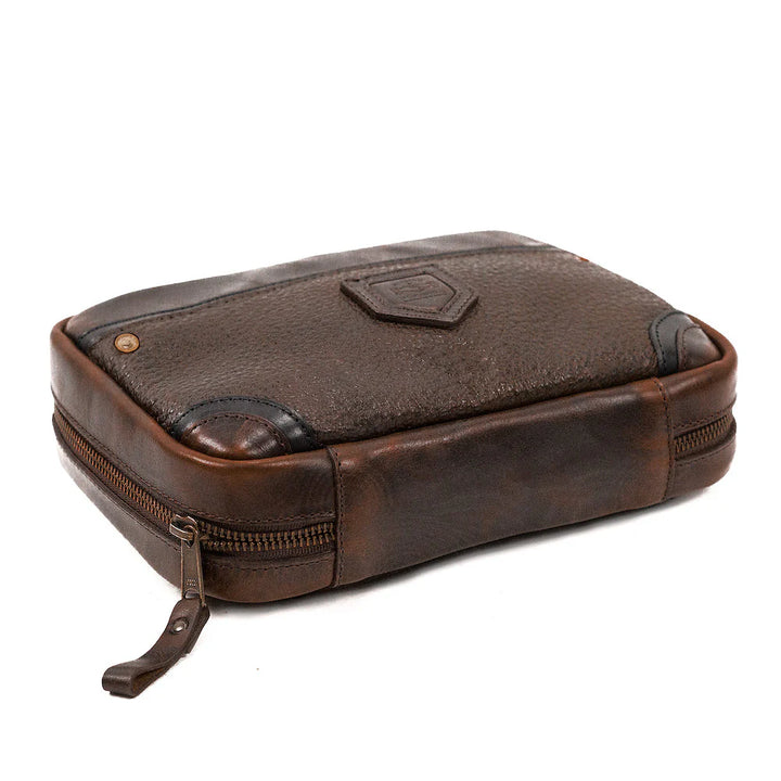 Heritage Leather "Doc" Electronics Organizer/Toiletry Kit
