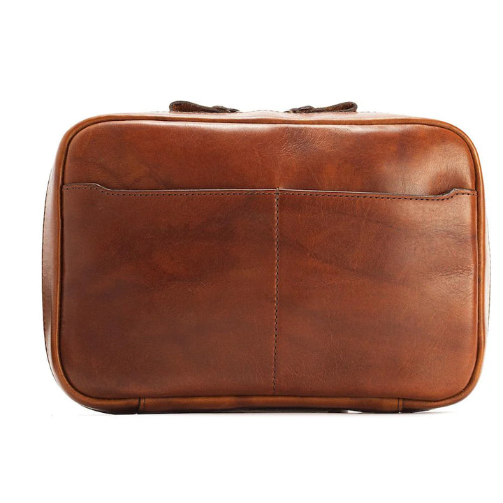 Heritage Leather "Doc" Electronics Organizer/Toiletry Kit