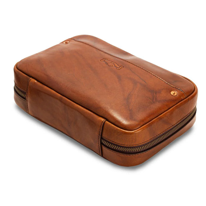 Heritage Leather "Doc" Electronics Organizer/Toiletry Kit