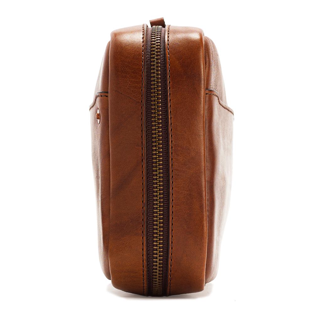 Heritage Leather "Doc" Electronics Organizer/Toiletry Kit
