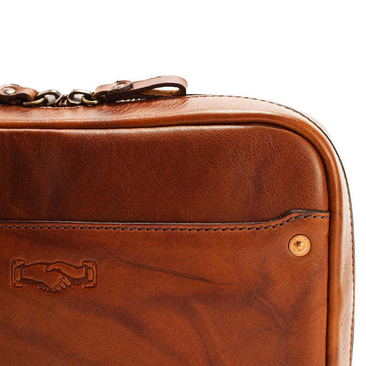 Heritage Leather "Doc" Electronics Organizer/Toiletry Kit