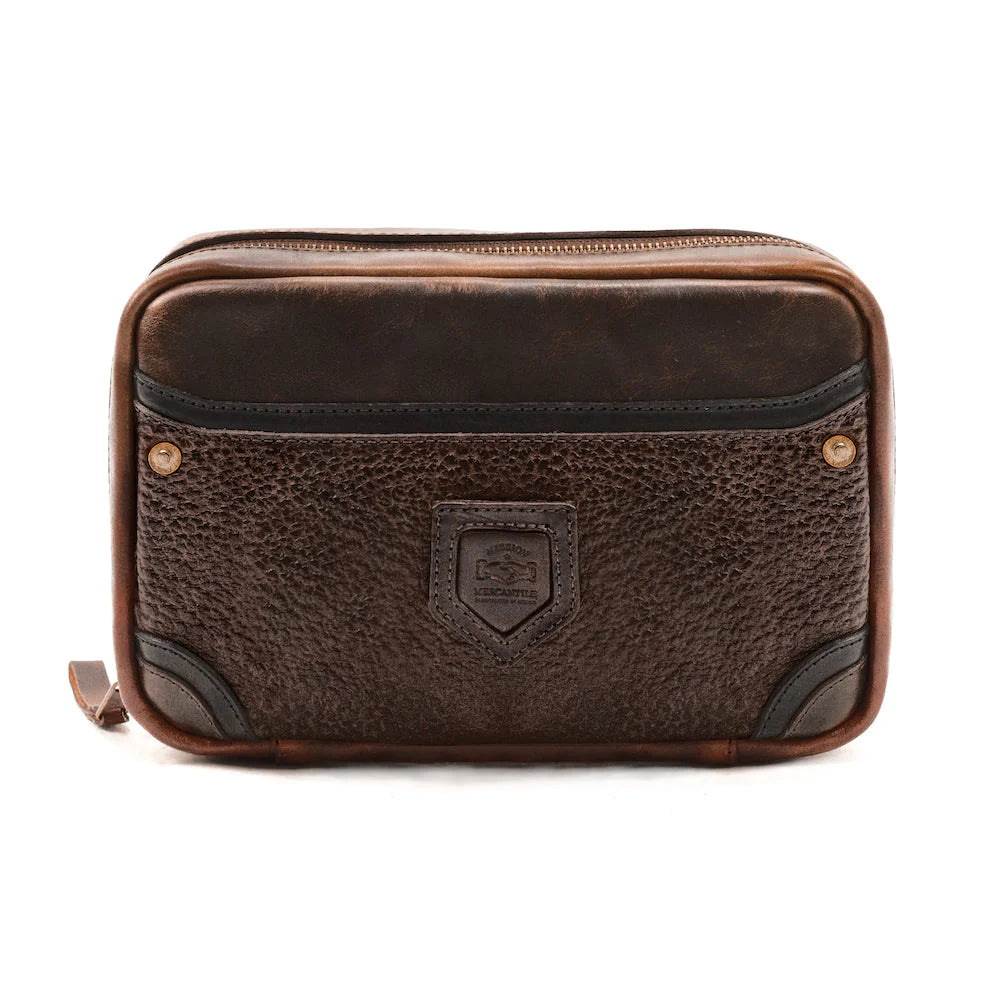 Heritage Leather "Doc" Electronics Organizer/Toiletry Kit