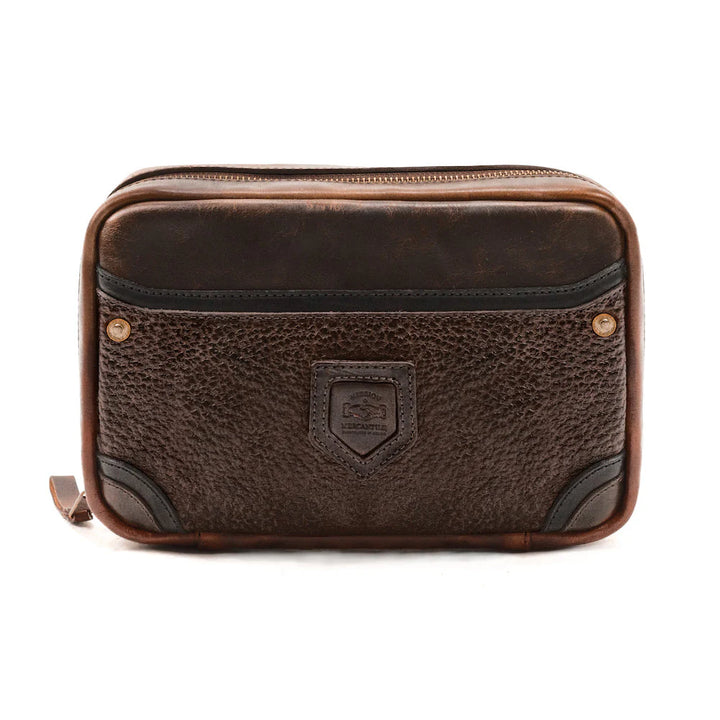 Heritage Leather "Doc" Electronics Organizer/Toiletry Kit