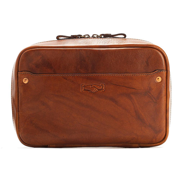 Heritage Leather "Doc" Electronics Organizer/Toiletry Kit