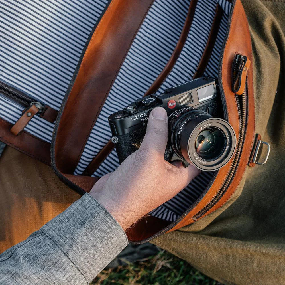 Heritage Waxed Canvas Steamer Backpack