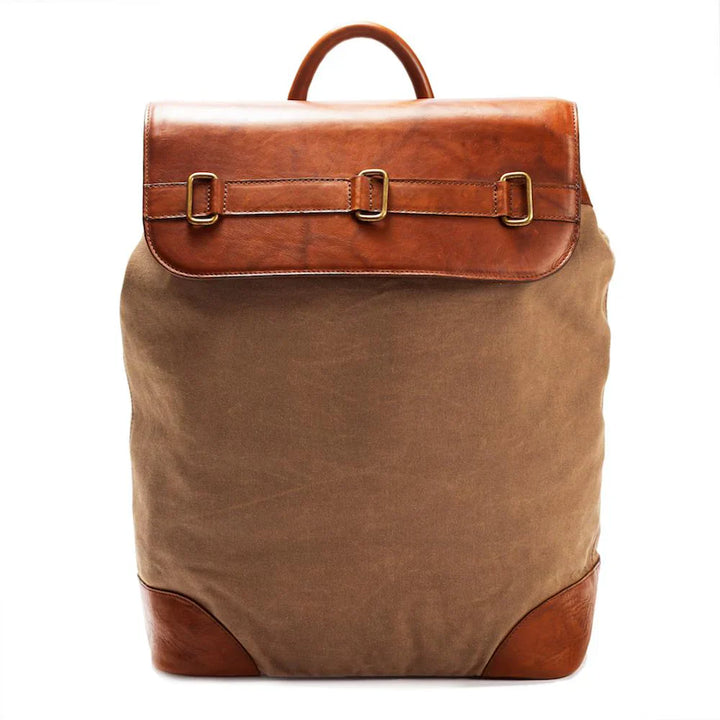 Heritage Waxed Canvas Steamer Backpack
