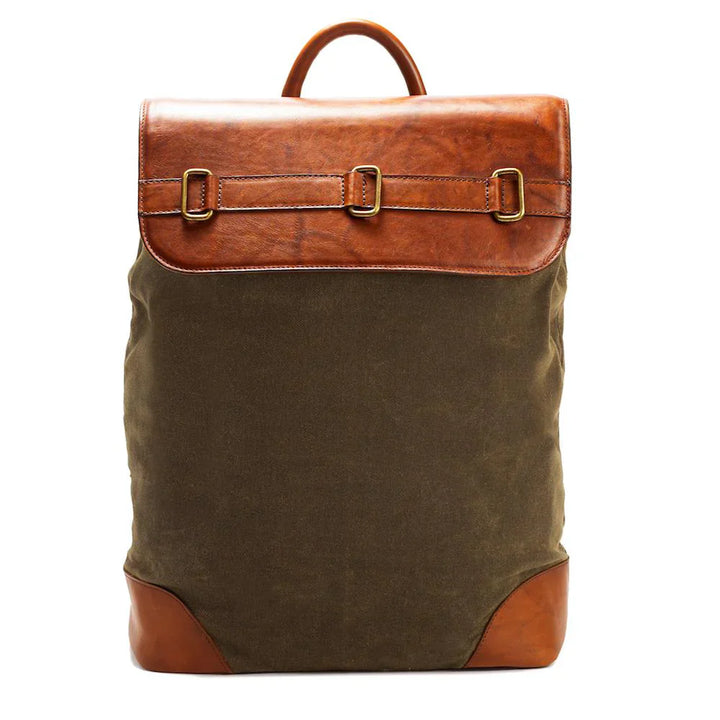 Heritage Waxed Canvas Steamer Backpack