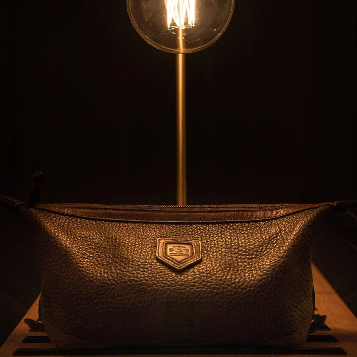 Theodore Leather Toiletry Wash Bag