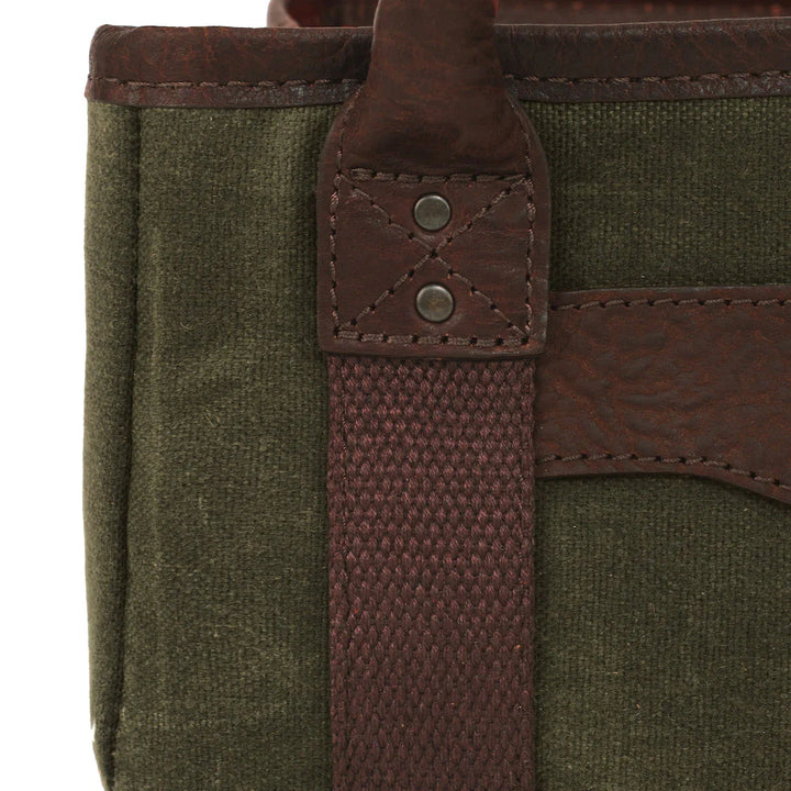 White Wing Waxed Canvas Hunting Four Box Shell Carrier