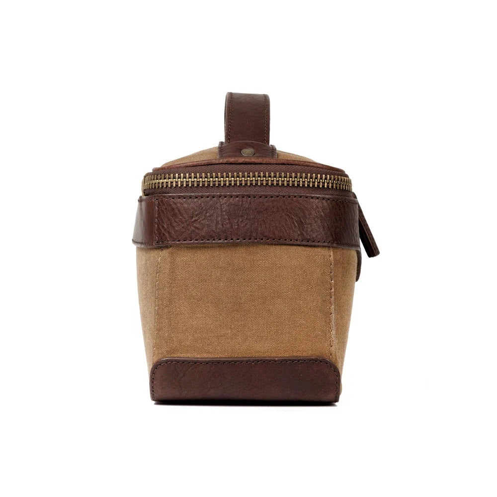 White Wing Waxed Canvas Shell Bag