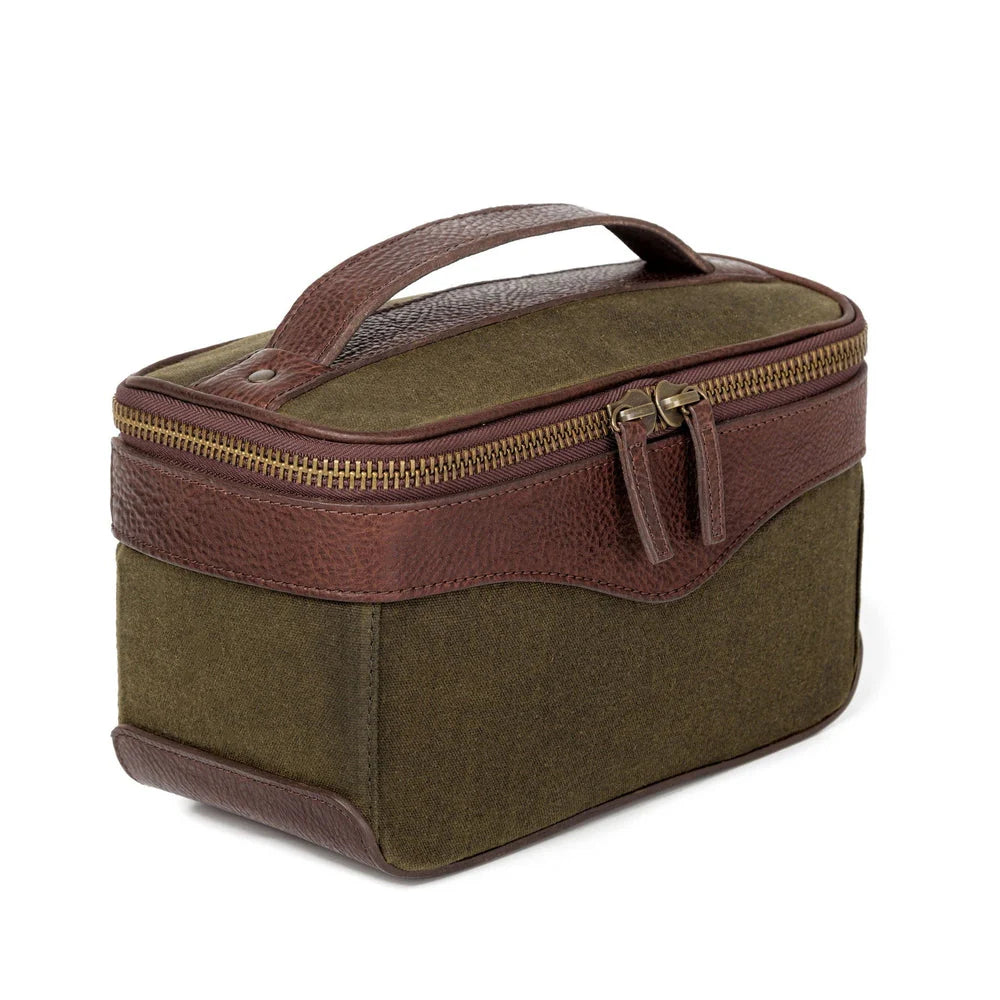 White Wing Waxed Canvas Shell Bag