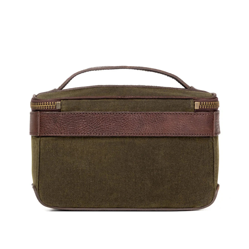 White Wing Waxed Canvas Shell Bag