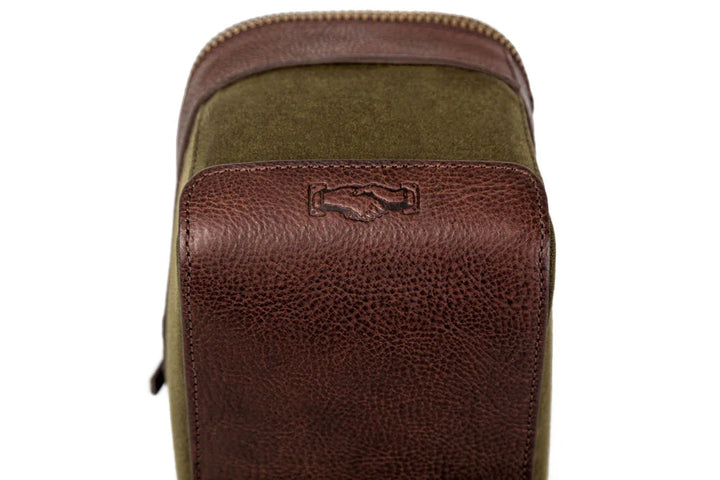 White Wing Waxed Canvas Shell Bag