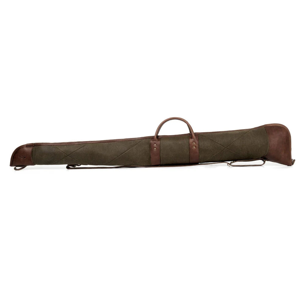 White Wing Waxed Canvas Shotgun Case