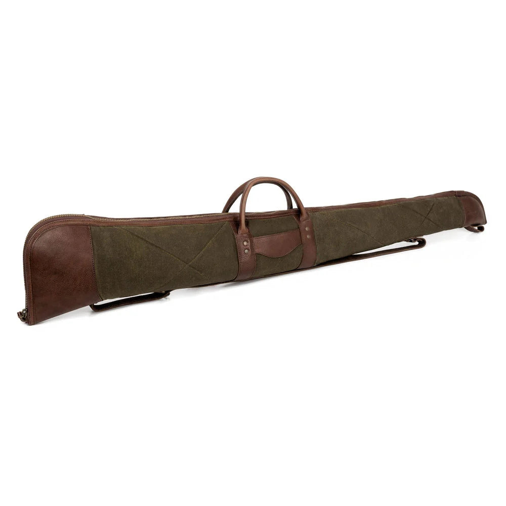 White Wing Waxed Canvas Shotgun Case
