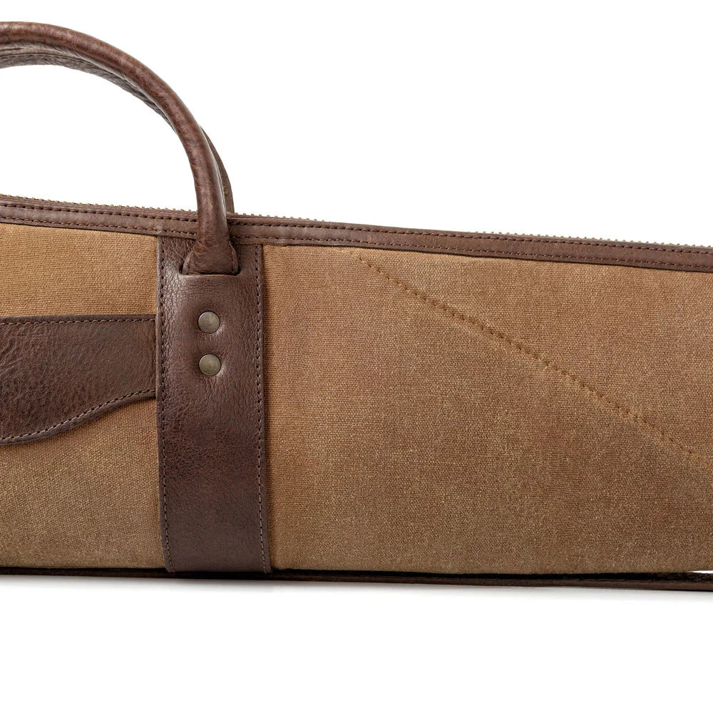 White Wing Waxed Canvas Shotgun Case
