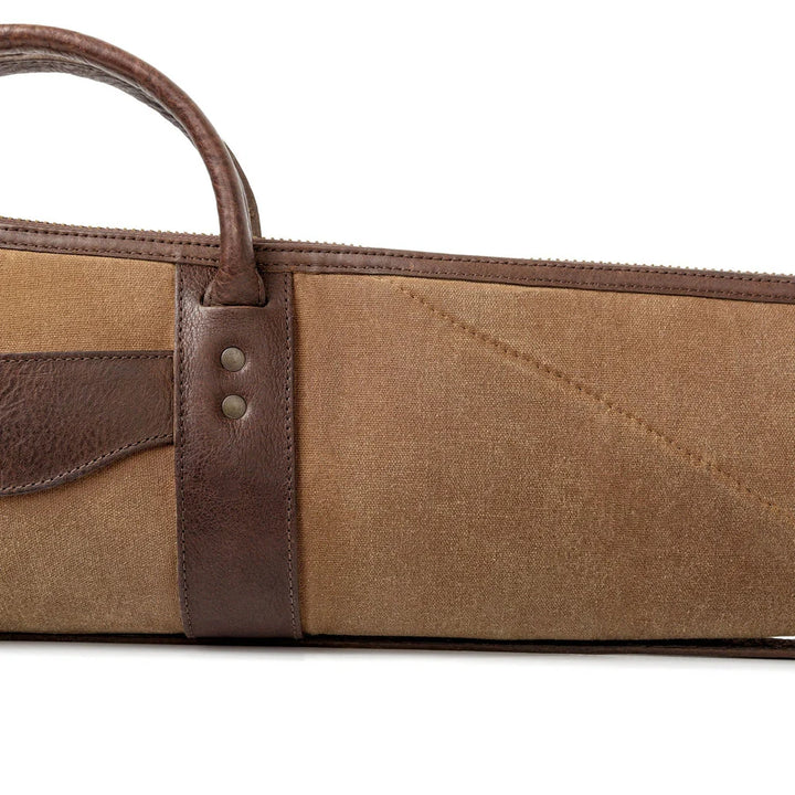 White Wing Waxed Canvas Shotgun Case