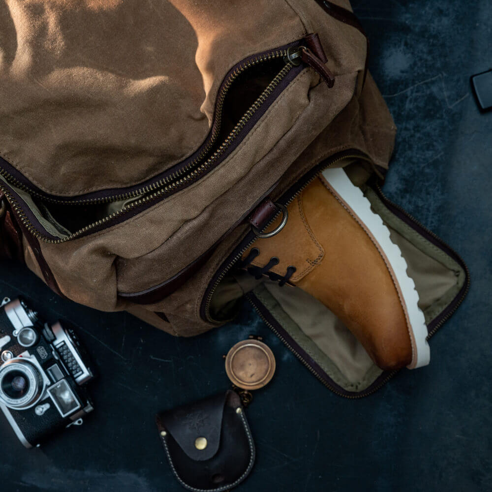 Campaign Waxed Canvas Large Duffle