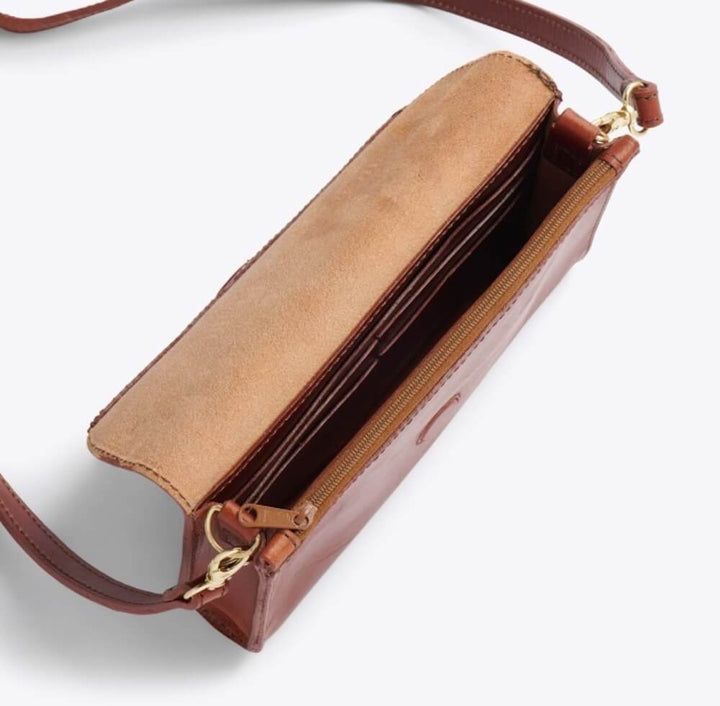 Nisolo Cleo Leather Convertible Crossbody Clutch