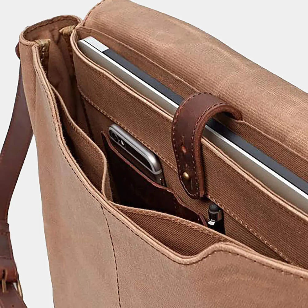Nisolo Loreto Leather Messenger Bag