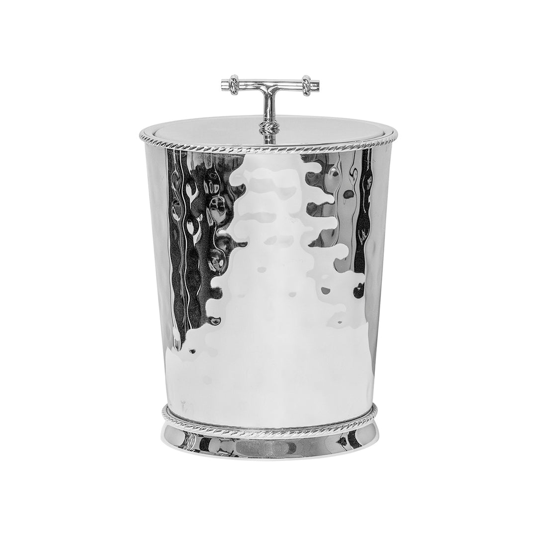 Graham Lidded Ice Bucket w/ Tongs
