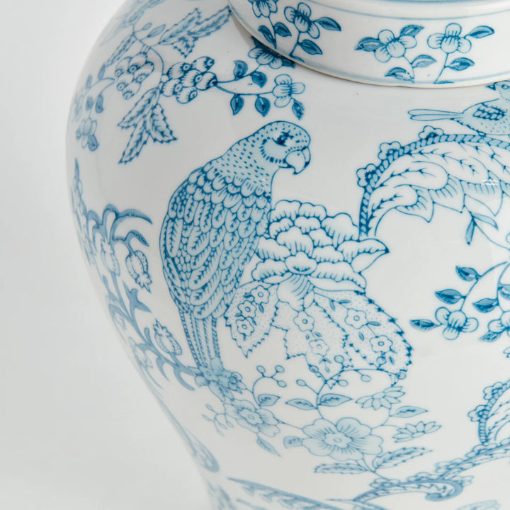 Monarch Parrot Ginger Jar