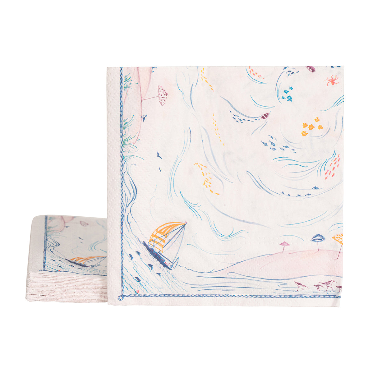 Country Estate Seaside Luncheon Paper Napkins - Pack of 20