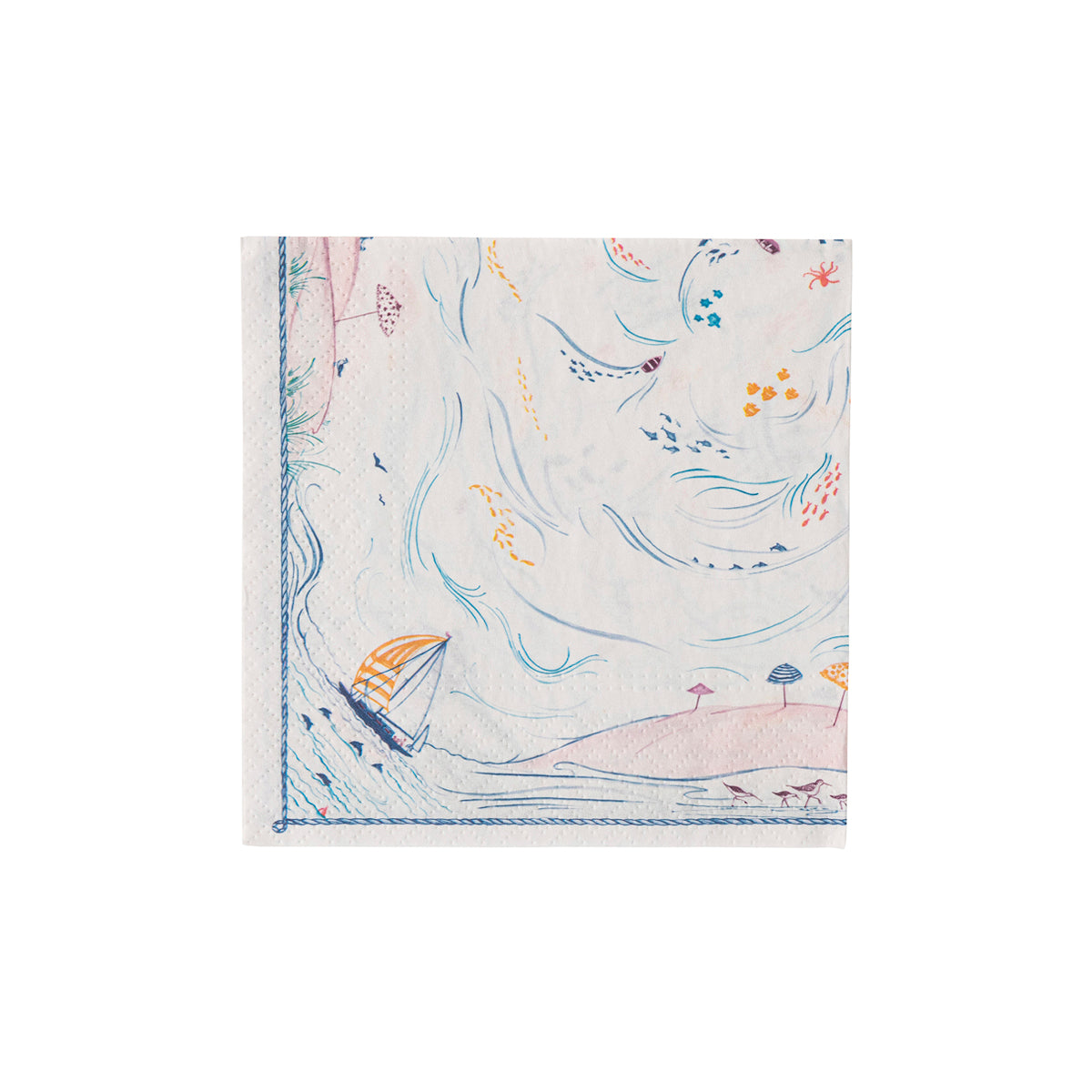 Country Estate Seaside Luncheon Paper Napkins - Pack of 20
