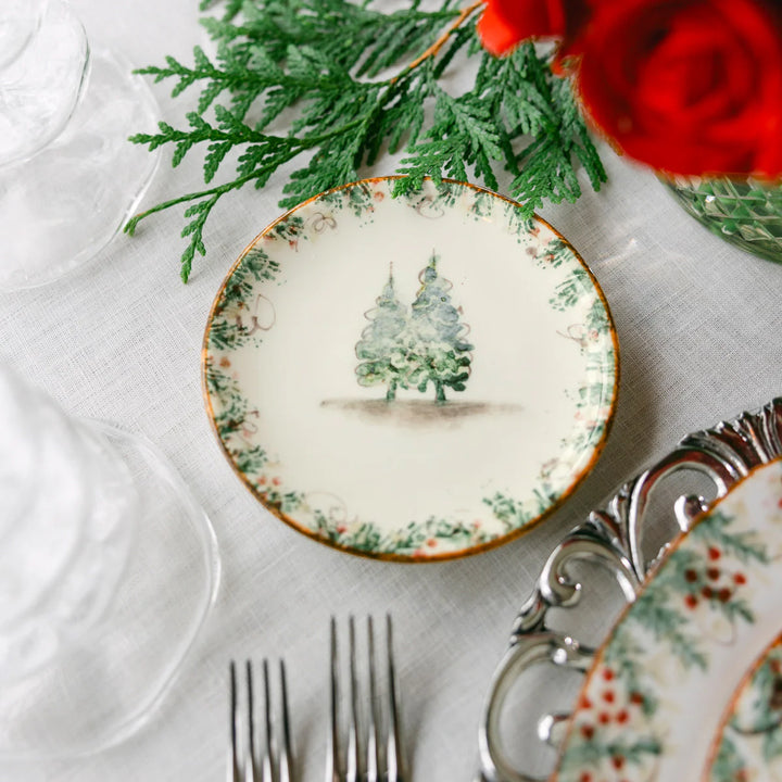 Natale Bread / Canapé Plate