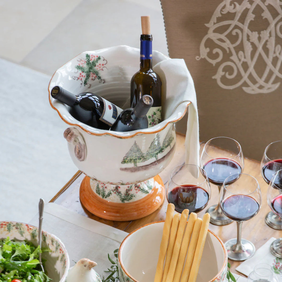Natale Footed Cachepot/Ice Bucket