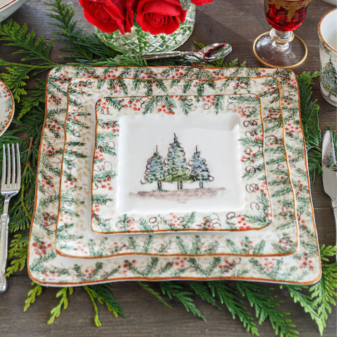 Natale Square Signed Platter / Charger