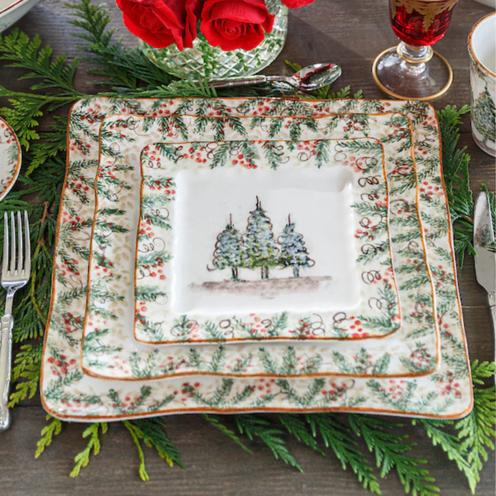 Natale Square Signed Platter / Charger