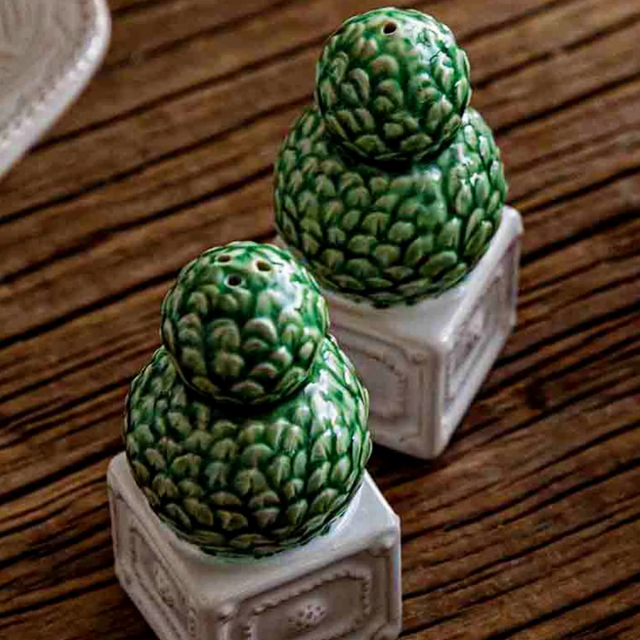 Berry & Thread Topiary Salt and Pepper Set/2 - Multi