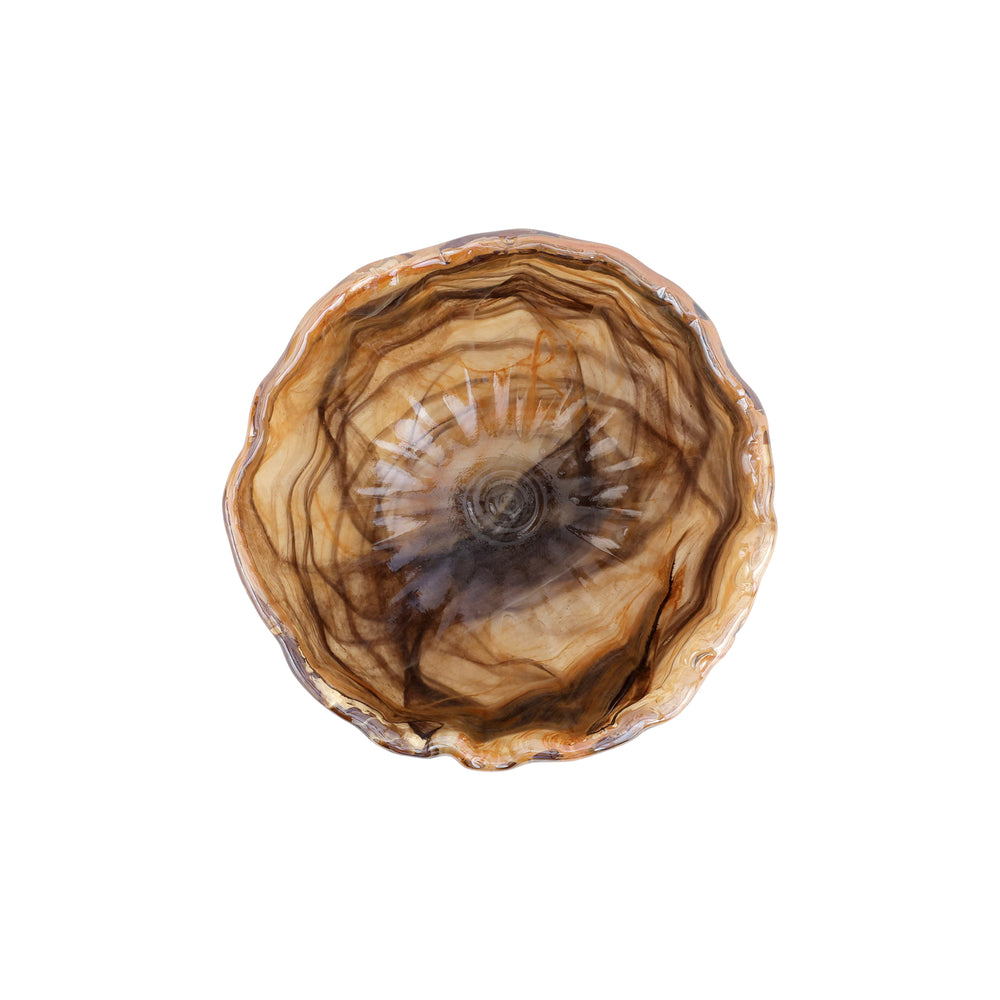Onda Glass Tortoiseshell Small Bowl