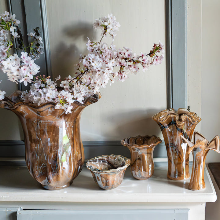 Onda Glass Tortoiseshell Small Bowl