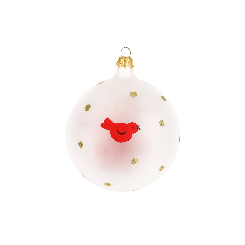Old St. Nick Apple Basket Ornament