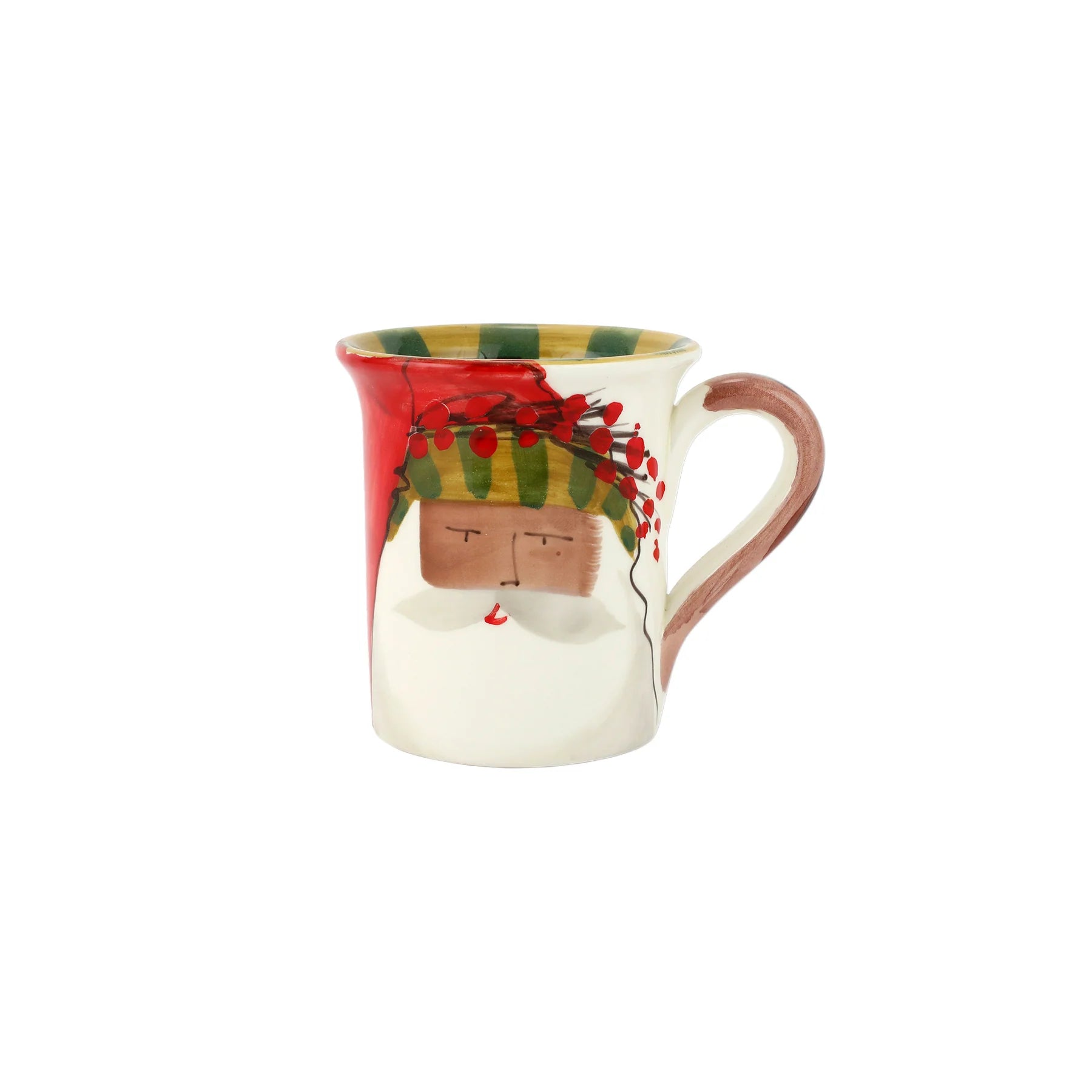 Old St. Nick Multicultural Mug - Striped Hat