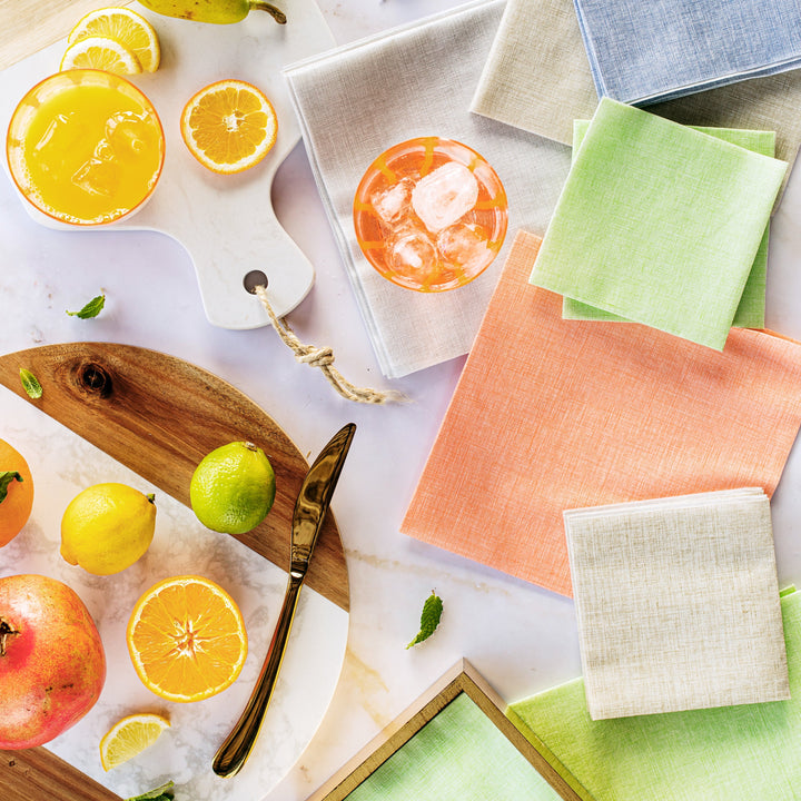 Papersoft Napkins Easy Salmon Cocktail Napkins (Pack of 20)
