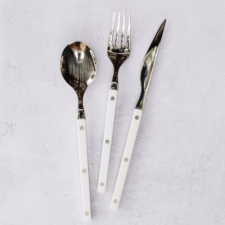 Pastello White Three-Piece Place Setting