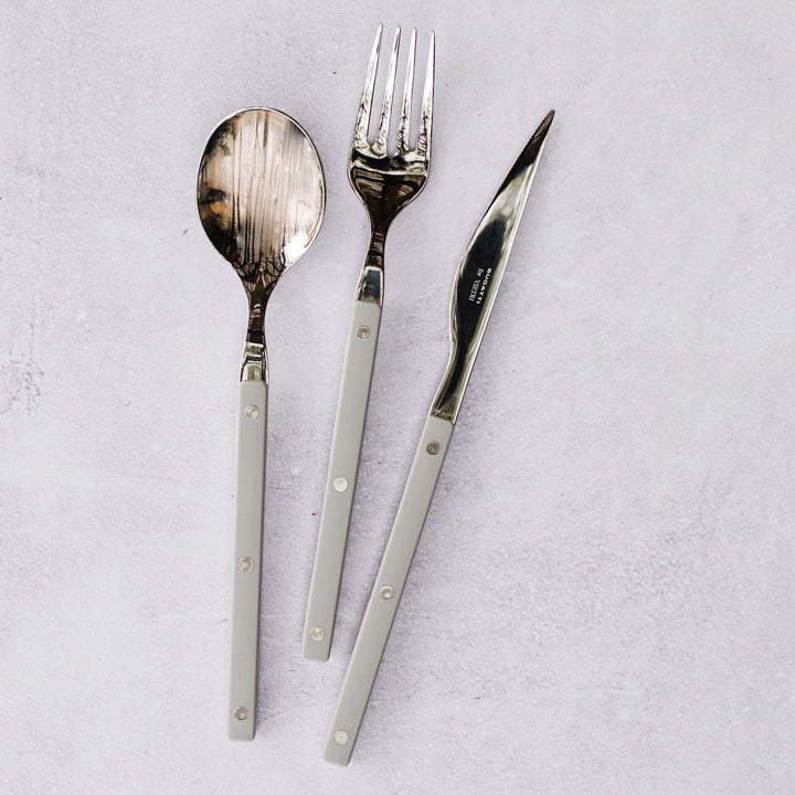 Pastello Gray Three-Piece Place Setting