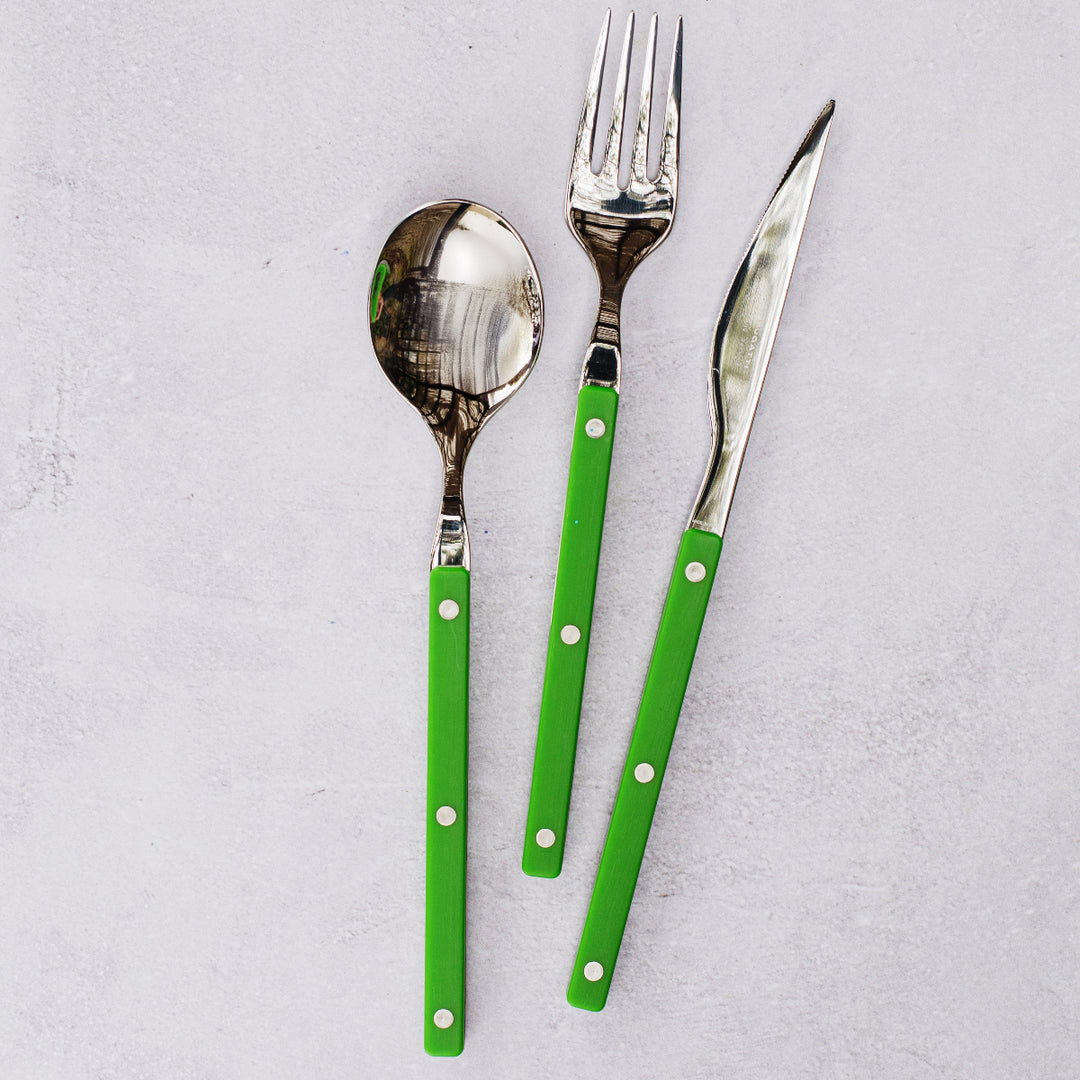 Pastello Green Three-Piece Place Setting