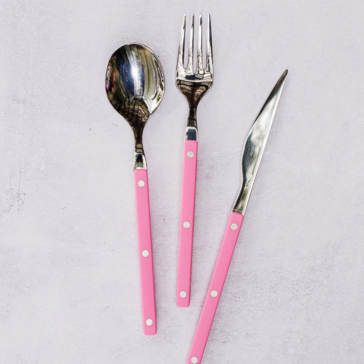 Pastello Pink Three-Piece Place Setting