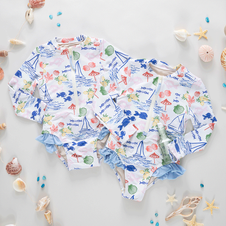 Baby Girls Arden Suit - Island Multi