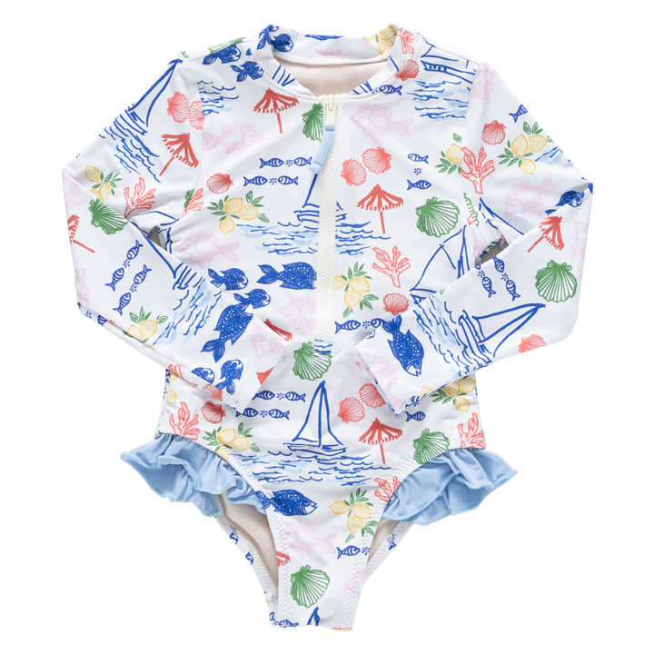 Girls Arden Suit - Island Multi