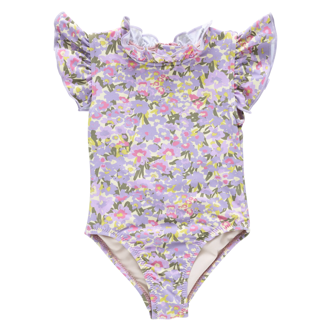 Girls Jennifer Suit - Allover Sketched Floral