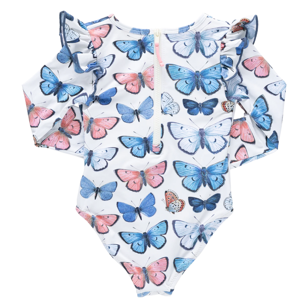 Girls Rachel Suit - Vintage Butterflies
